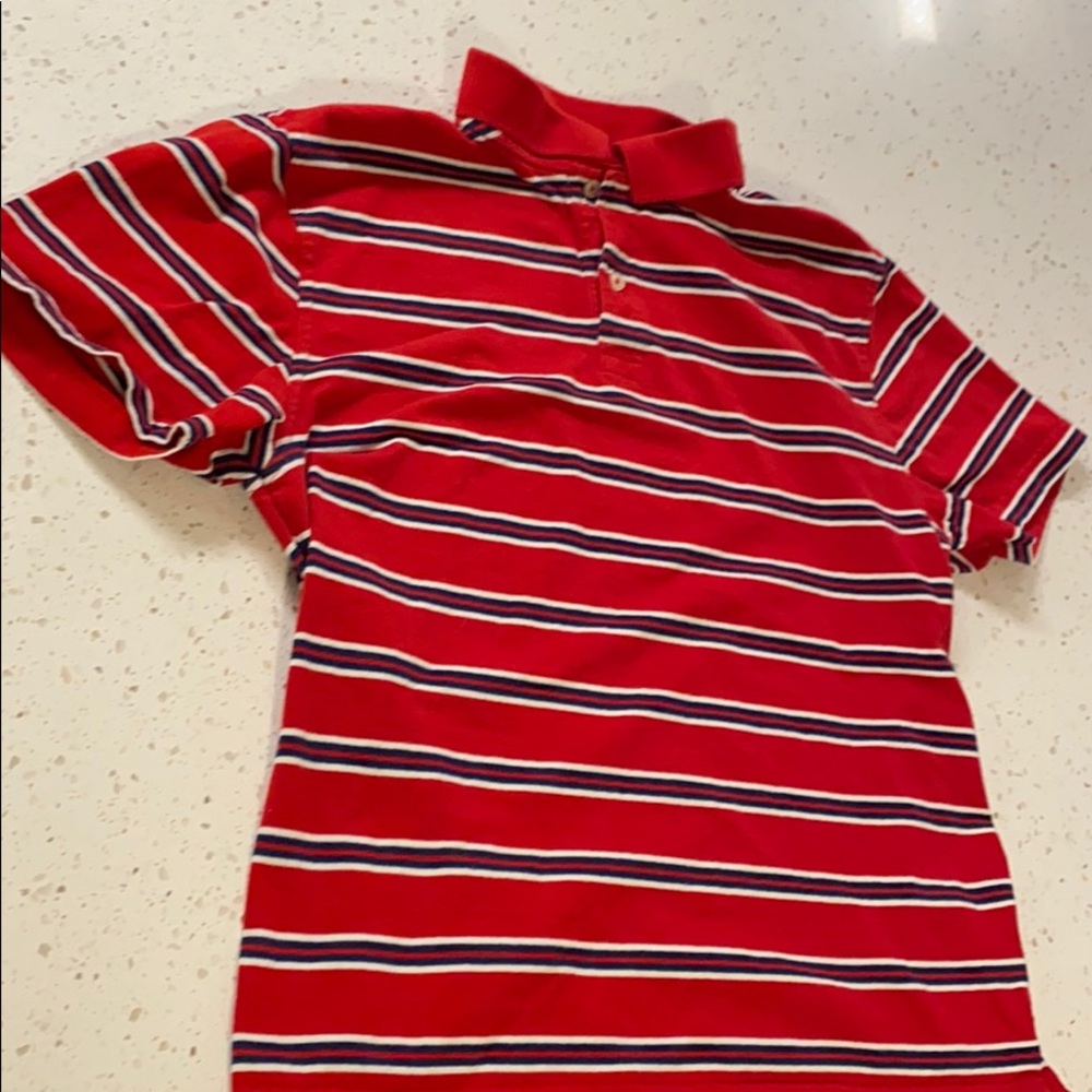 Men’s Striped Polo Shirt - Medium